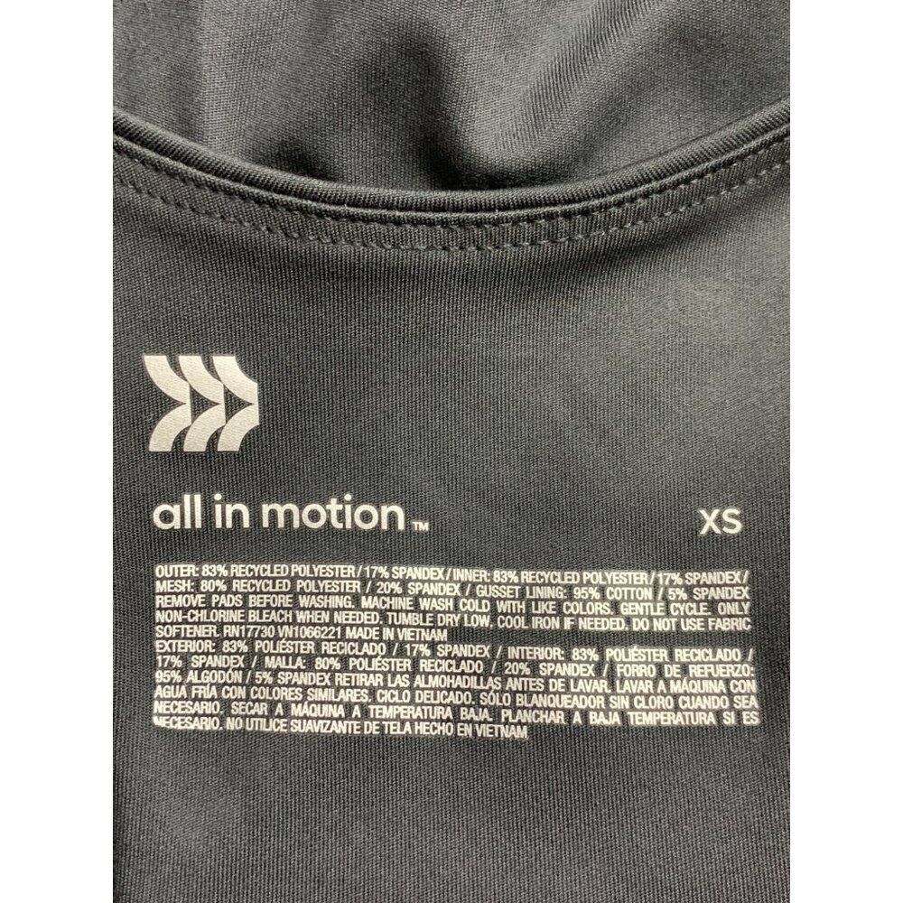 All In Motion Womens Black Activewear Knit Halter Dress Built-In Short Size XS - Picture 11 of 15
